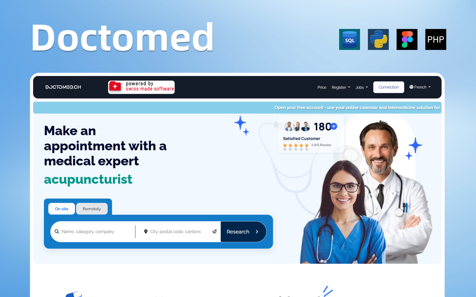 Doctomed Platform Dashboard