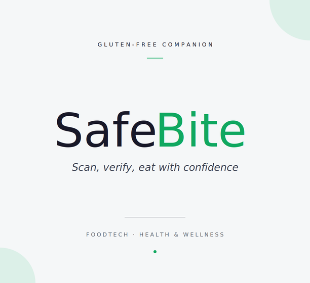 SafeBite gluten-free companion app